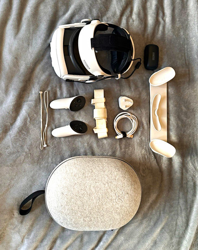 Meta quest headset w - vr, w/